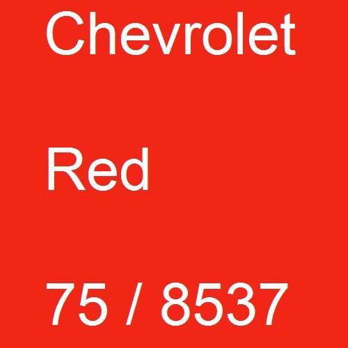 Chevrolet, Red, 75 / 8537.